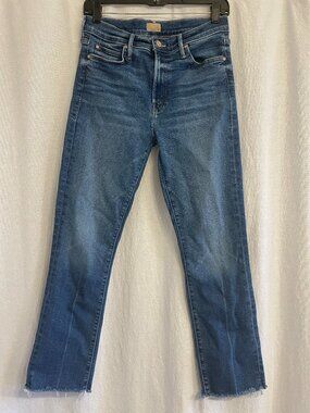 Mother "The Rascal Ankle Fray" jeans, size 28